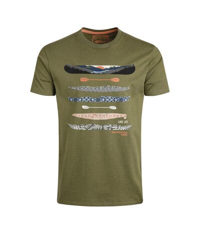 T-shirt homme vert olive Weird Fish Weird Fish