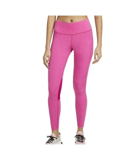 Legging Rose Femme Nike Fast Tight - L