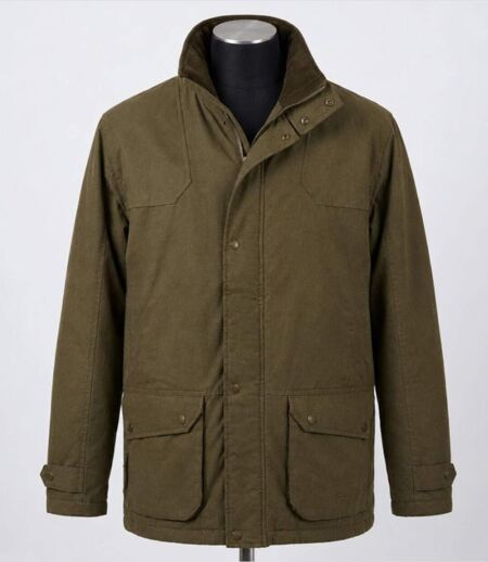 LEDERTYS COUNTRY — Veste matelassée marron : robustesse canvas et protection déperlante