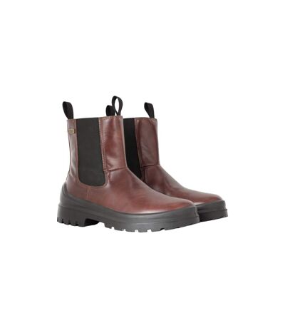 Bottines chelsea clydebank femme marron foncé Hinter + Hobart