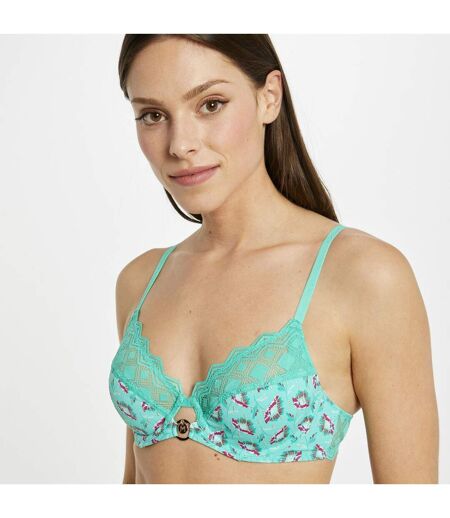 Soutien-gorge à armatures vert Suzon