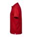 Mens Luxury Stretch Polo Shirt Red Tee Jays-3