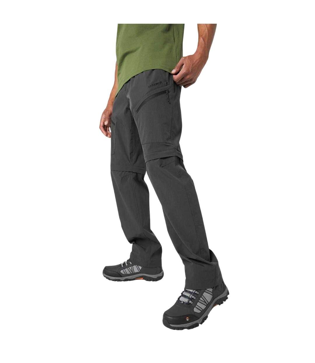 Mens Panther Zip-off Outdoor Trousers Charcoal Karrimor-3