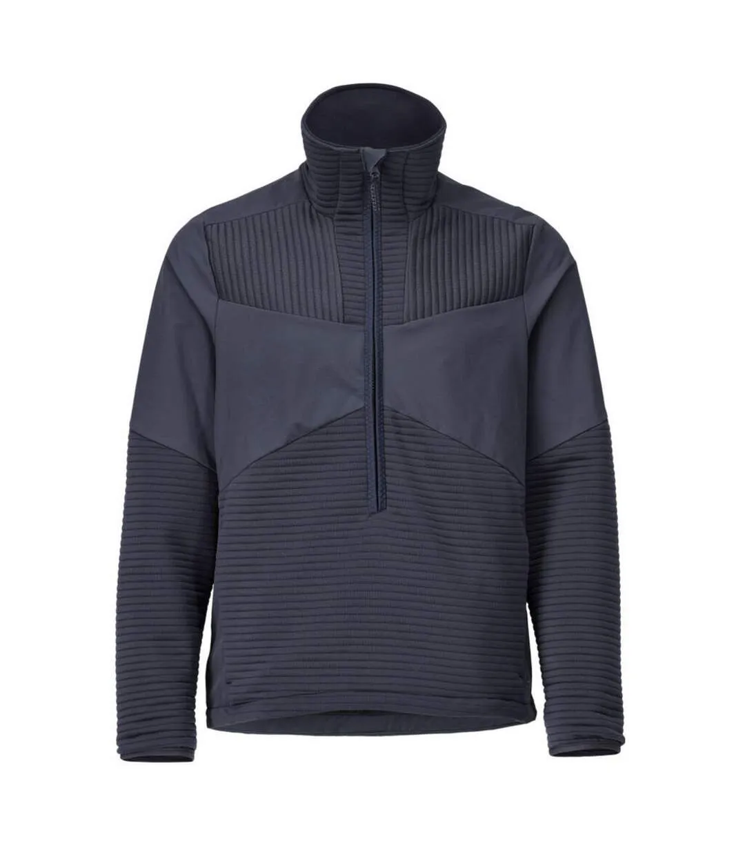 Mens Customised Half Zip Fleece Top Dark Navy Mascot-1