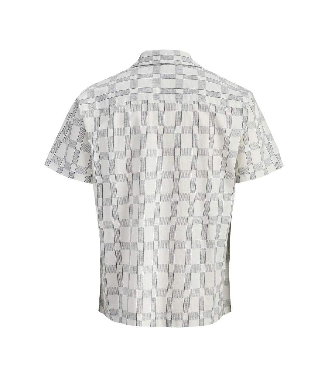 Chemise blanc/marine homme jack & jones kevin - l-2