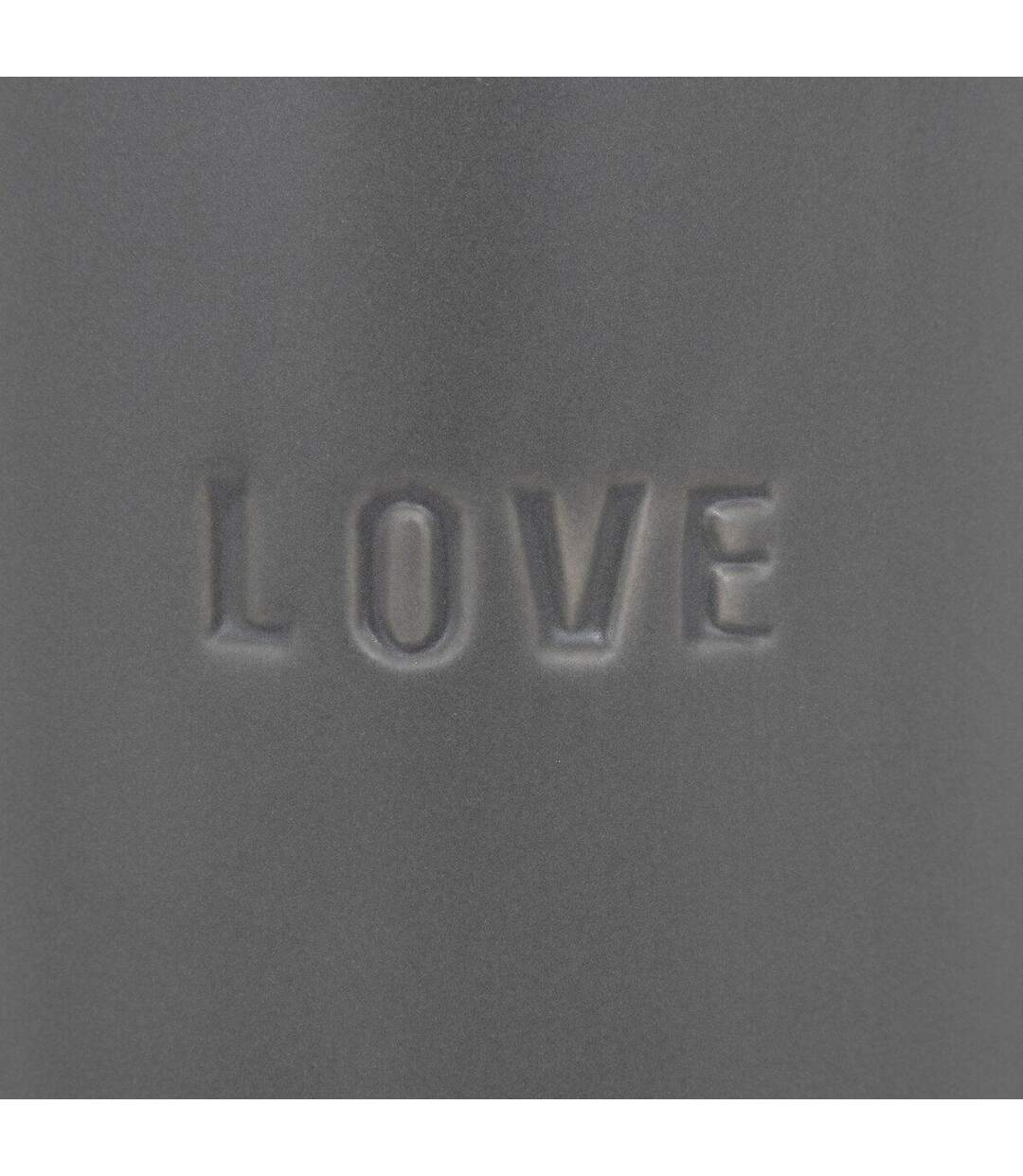 Vase en Céramique Avi 20cm Gris-2