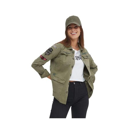 Veste Coton Femme Von Dutch Angel Kaki Vondutch