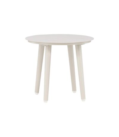 Table d'Appoint de Jardin Ronde Lina 40cm Beige