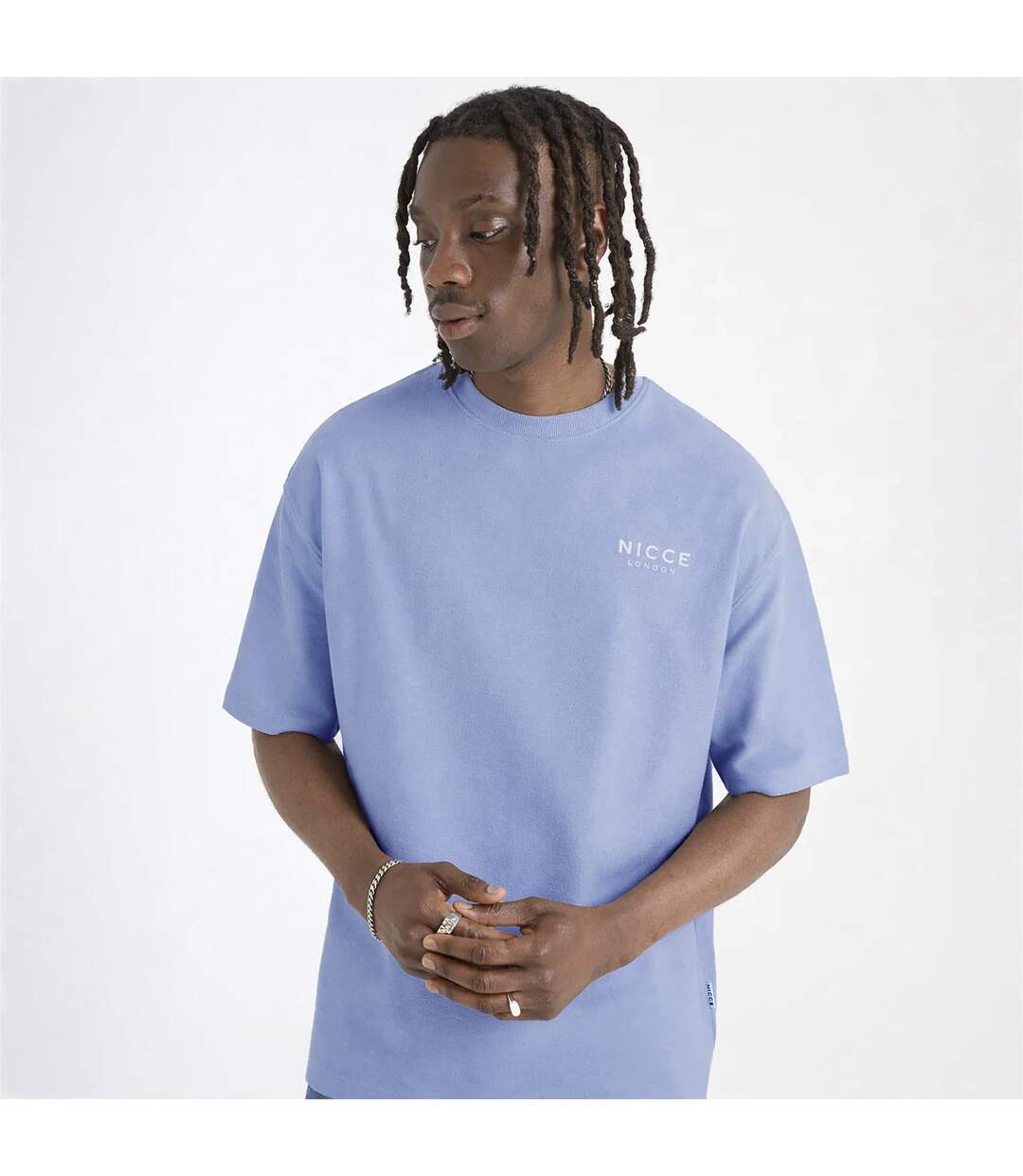 Nicce - T-shirt homme FLAVUR logo coton manches courtes casual-4