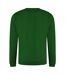 AWDis Just Hoods AWDis Unisex Crew Neck Plain Sweatshirt (280 GSM) (Bottle Green)