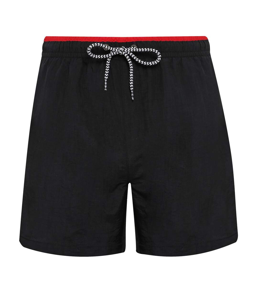 Short de bain homme noir / rouge Asquith & Fox