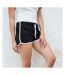 Short de sport rétro femme noir/blanc Skinni Fit-4