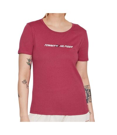 T-shirt Bordeaux Femme Tommy Hilfiger Graphic - M