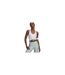 Débardeur Sans Manches Tech Femme Blanc Noir Under Armour-1