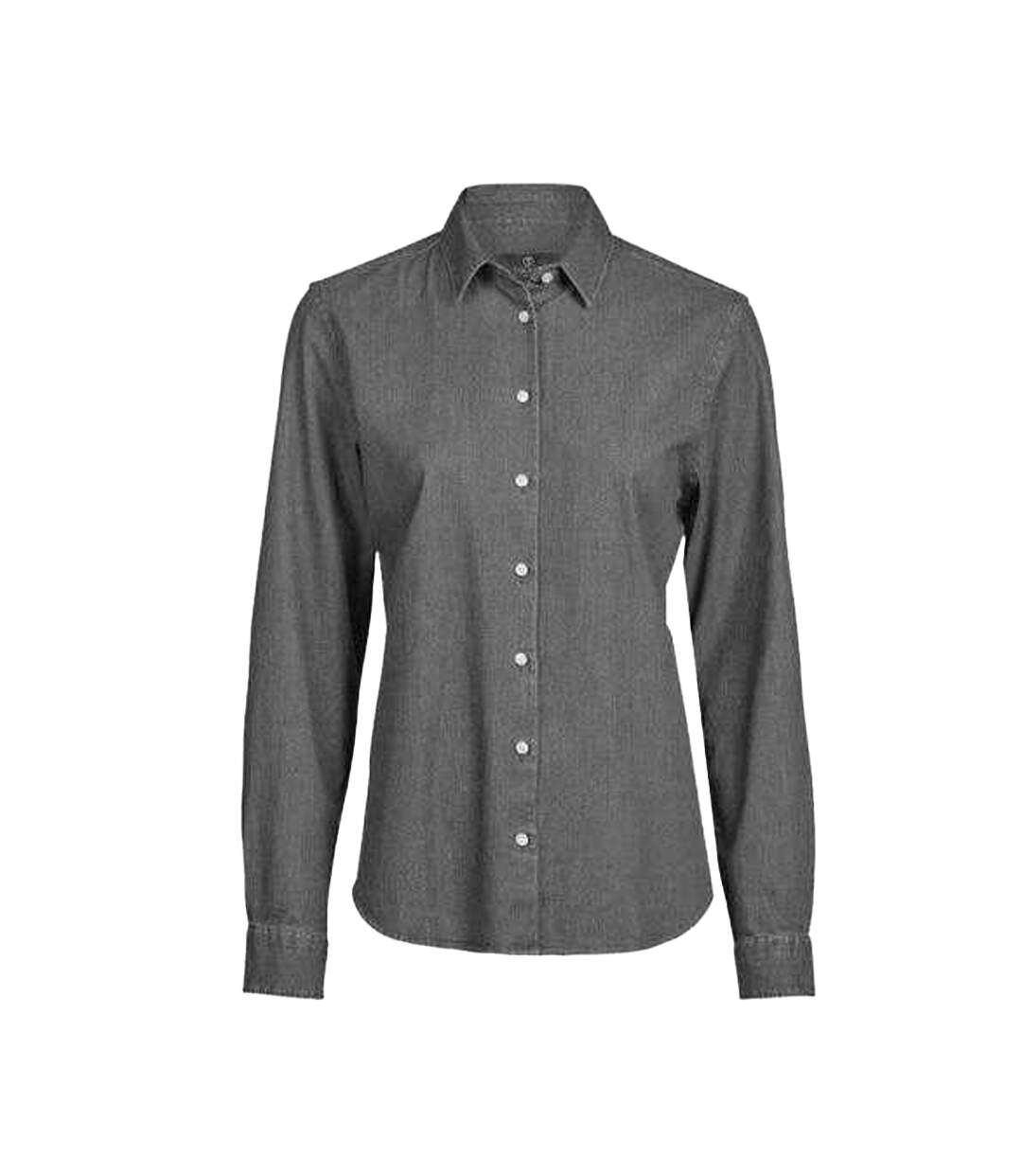 Chemise Femme Noir Tee Jays-1
