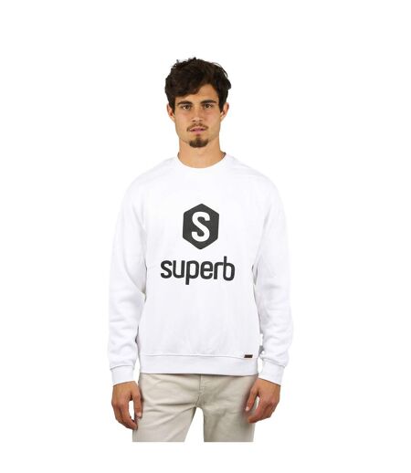 Hexawhite 6020 men's long-sleeved crew-neck sweatshirt