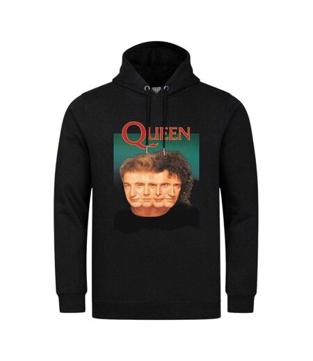 Unisex Adult Miracle Queen Hoodie Black Amplified