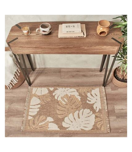 Tapis intérieur extérieur aspect jute jaune Tulum 9062 230 x 160 cm