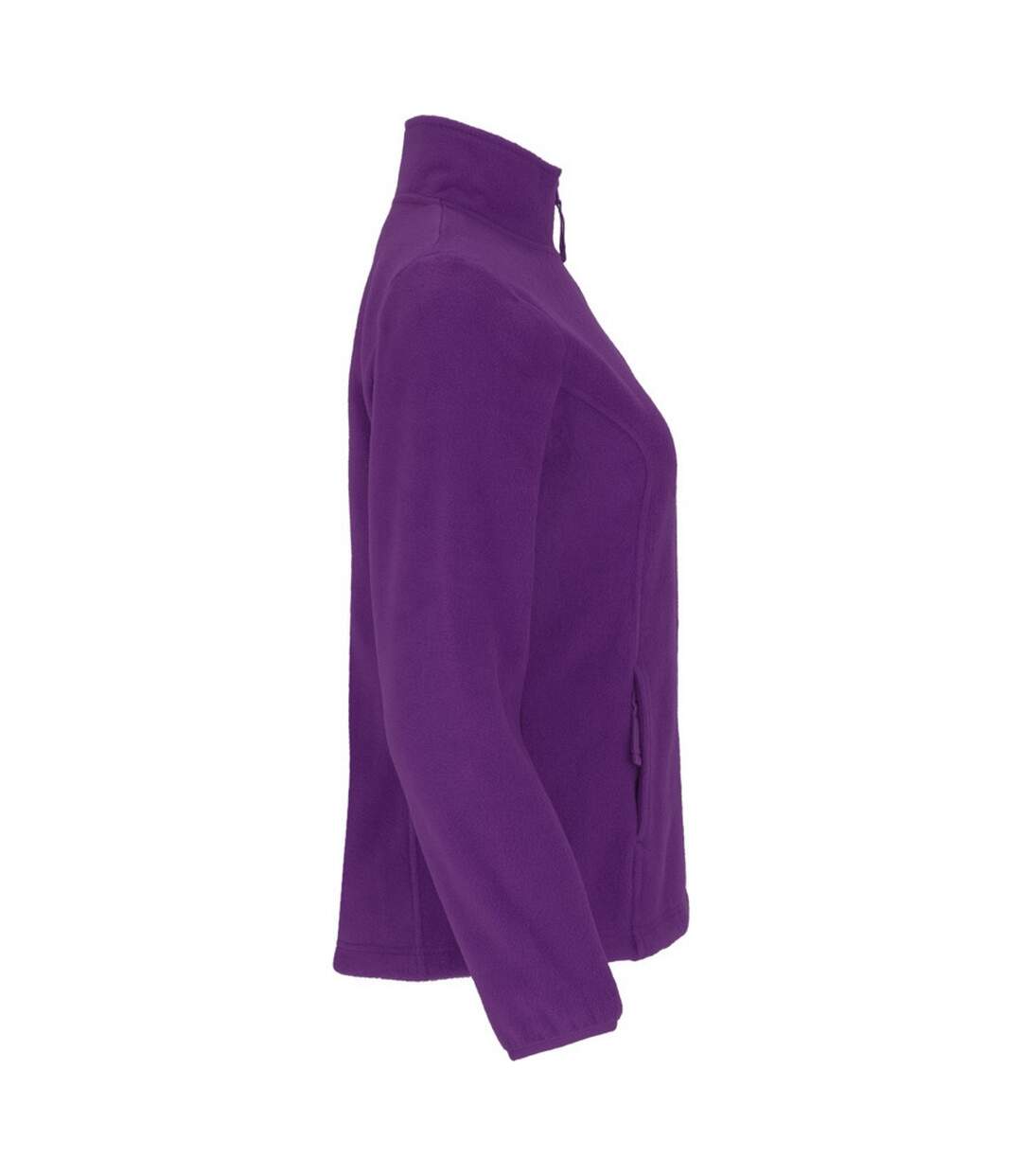 Womens/ladies artic full zip fleece jacket purple Roly