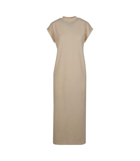 Robe Mi-longue Femme Sable Blanc Build Your Brand