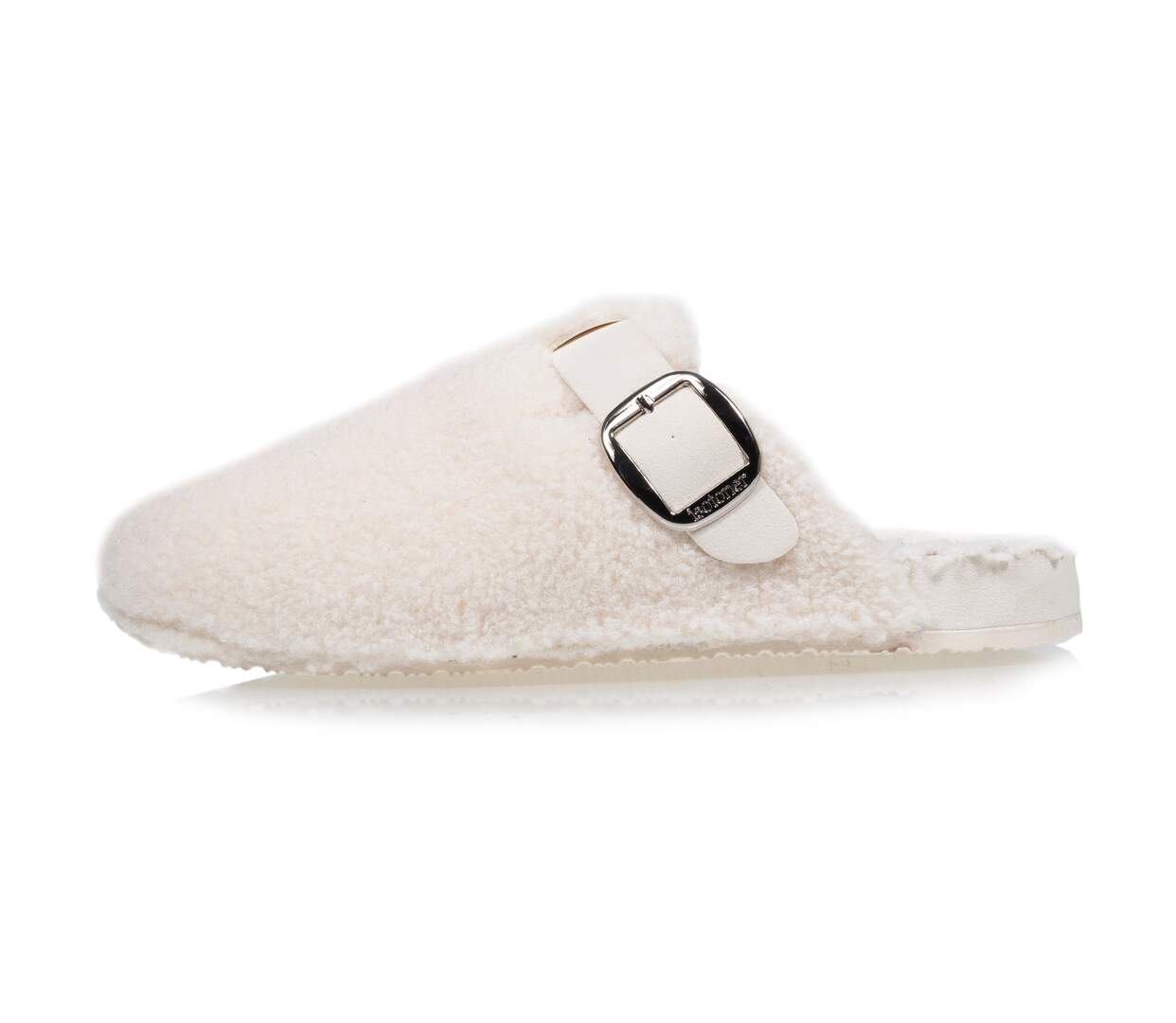 Isotoner Chaussons Mules femme sabot confort interieur imitation fourrure-5