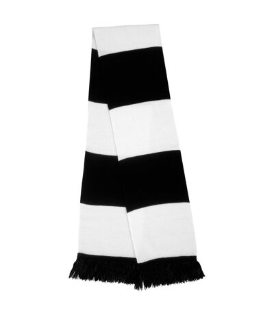 Team winter scarf one size black/white Result Winter Essentials