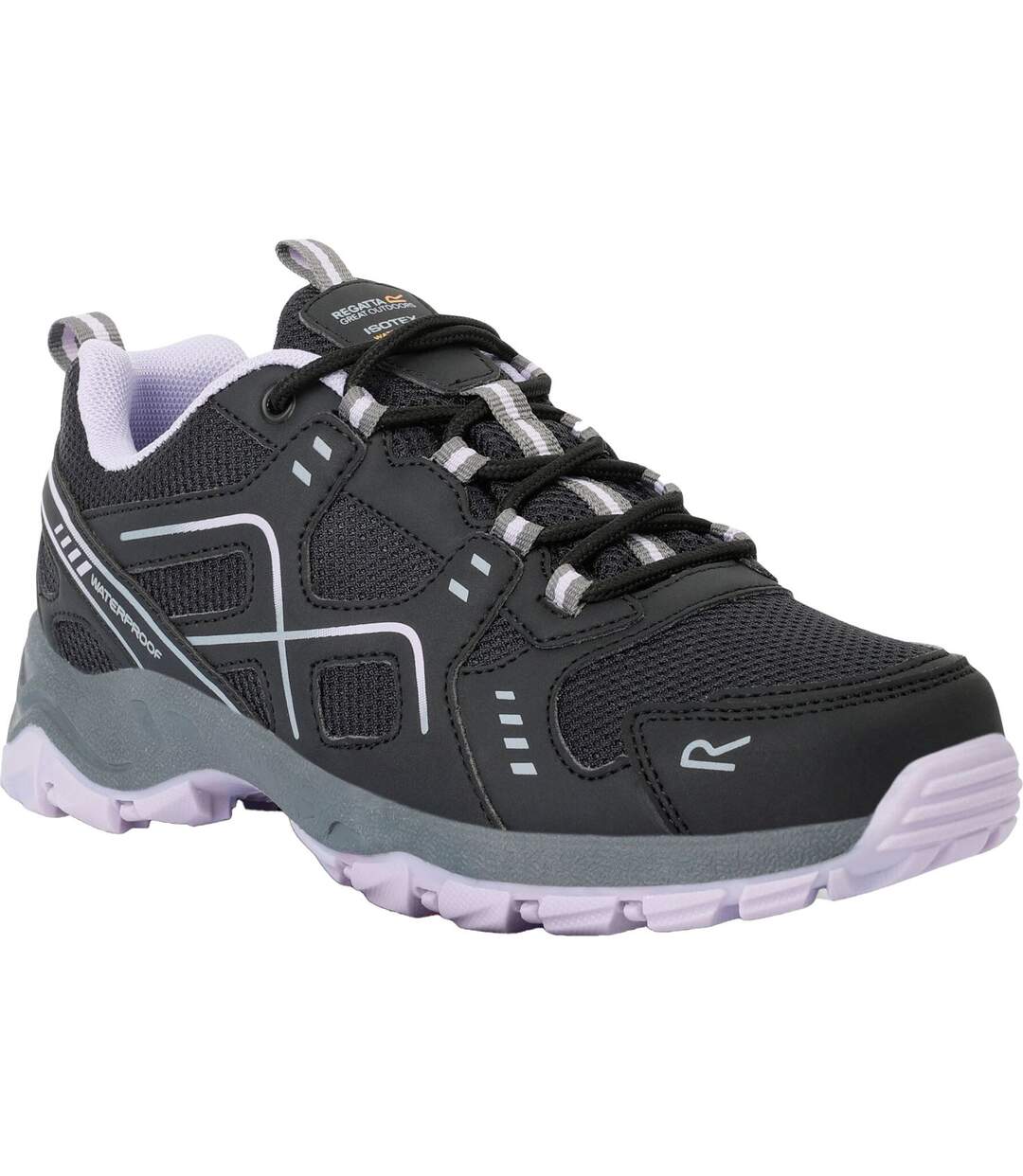 Womens/ladies Vendeavour Walking Shoes Ash Lilac Frost Regatta-1
