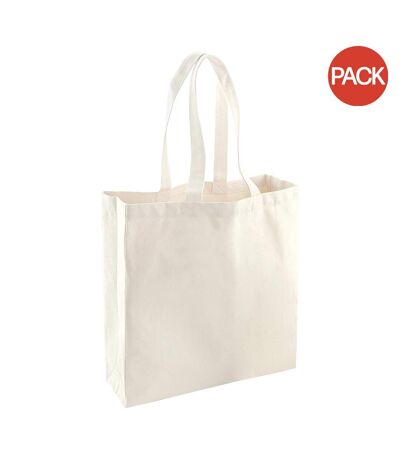 Lot de 2  Sac de courses taille unique naturel Westford Mill