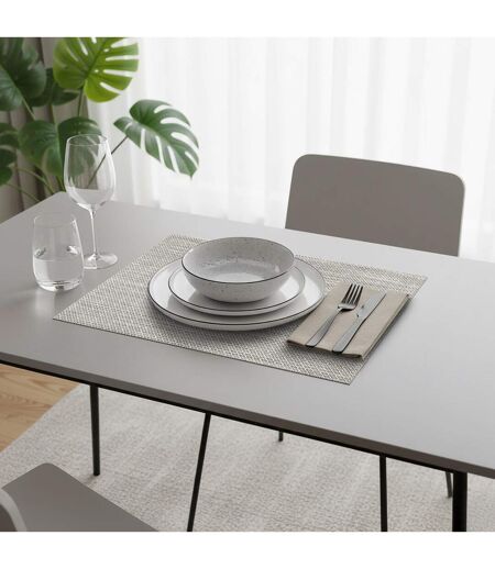 Set de Table Métallisé Filor 30x45cm Gris