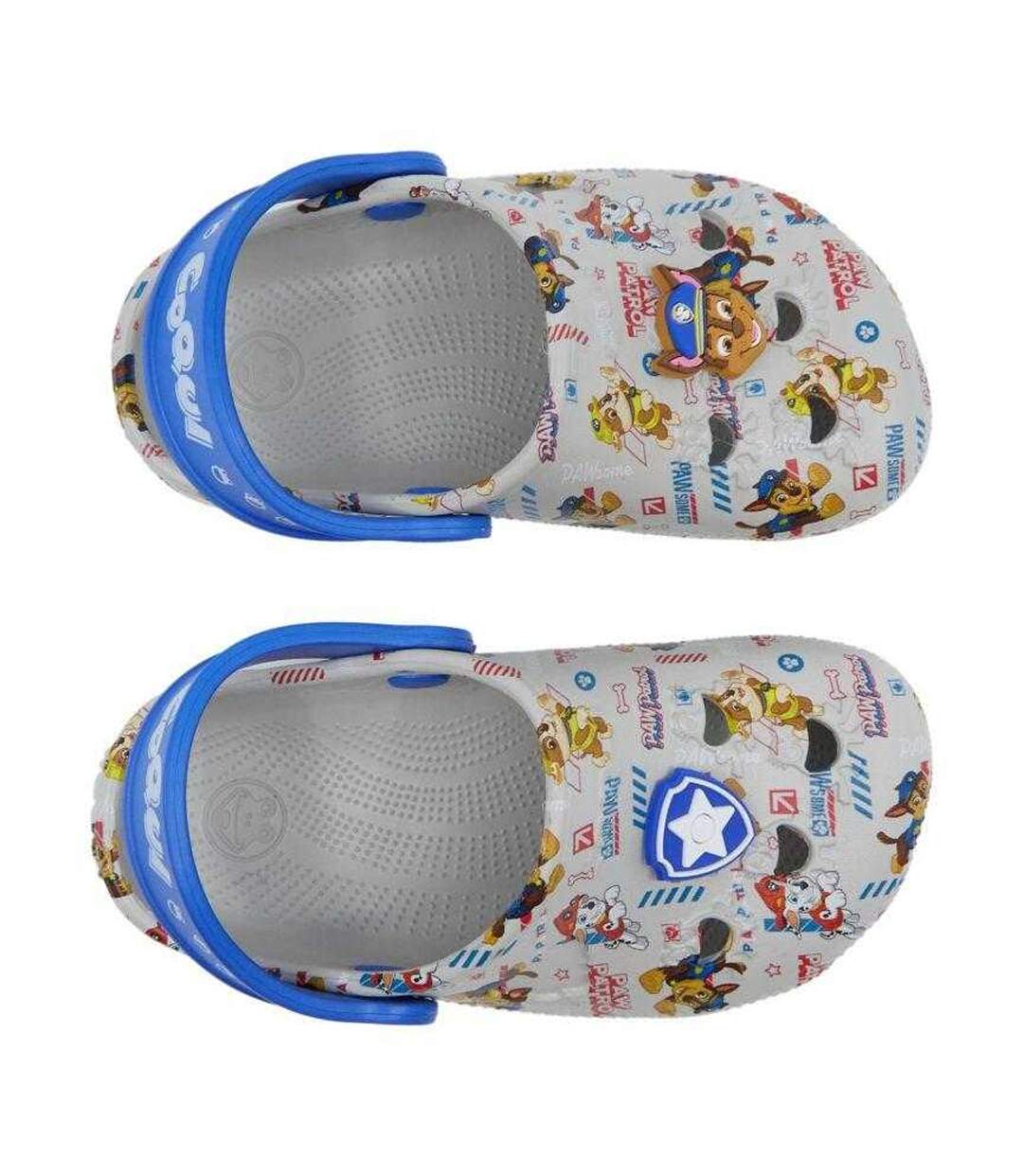 Sabots Été Motif/style La Pat´patrouille Enfant Blanc Bleu Coqui-4