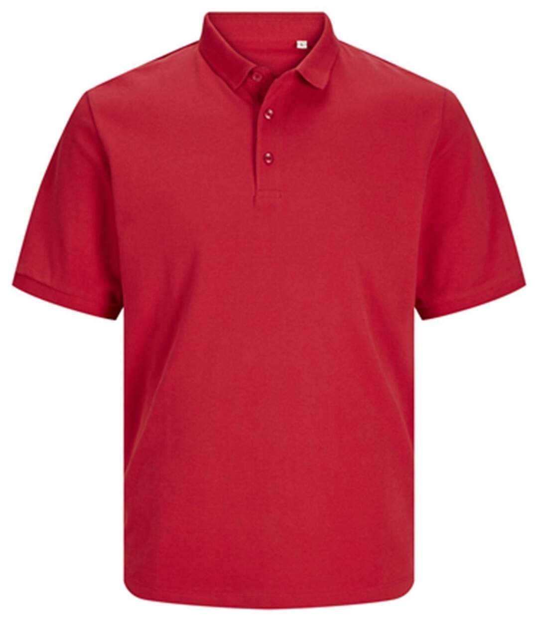 Polo manches courtes - JACK&JONES - Unisexe - JJ7556 - rouge-2