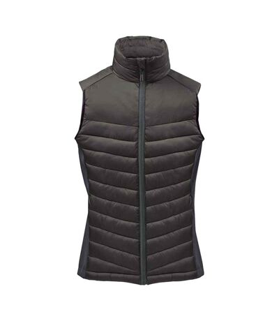 Womens/ladies montserrat thermal body warmer black/granite Stormtech