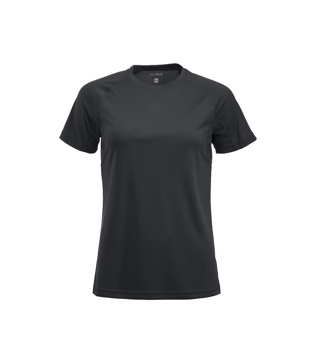 Womens/ladies premium active t-shirt black Clique