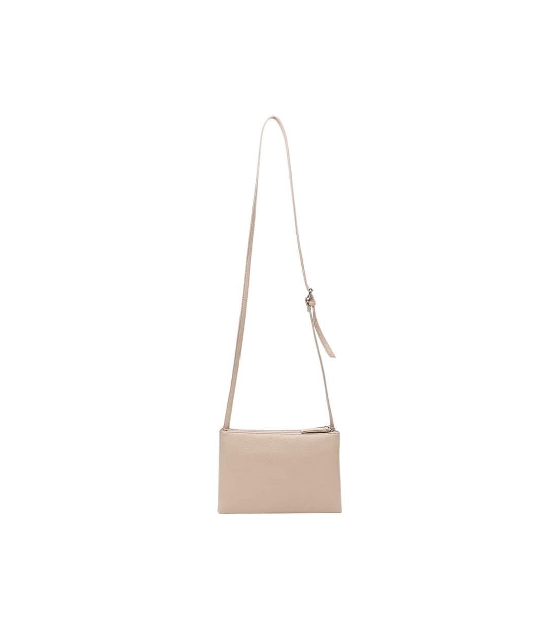 Eyelets Faux Leather Crossbody Bag One Size Beige Firetrap-3