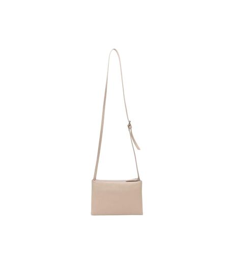 Eyelets Faux Leather Crossbody Bag One Size Beige Firetrap