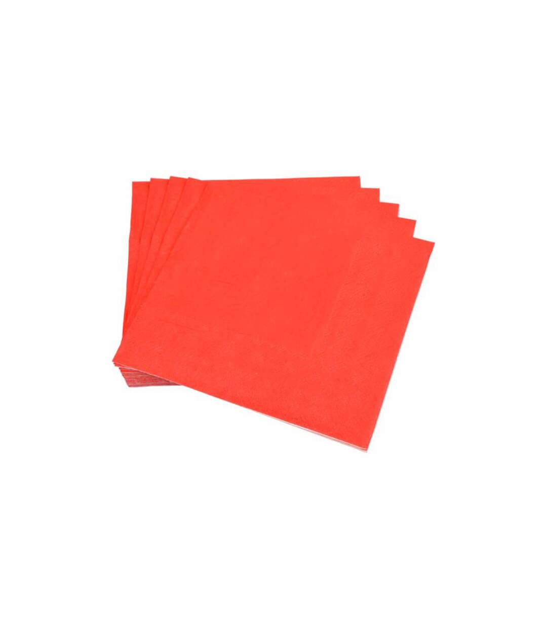 Lot de 20 Serviettes en Papier Vitamine 33x33cm Rouge-1