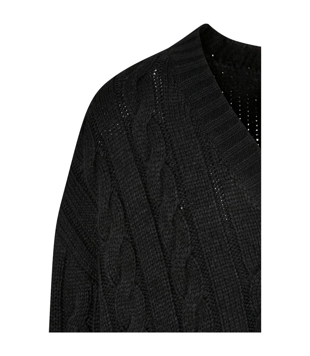 Mens boxy cardigan black Urban Classics-3