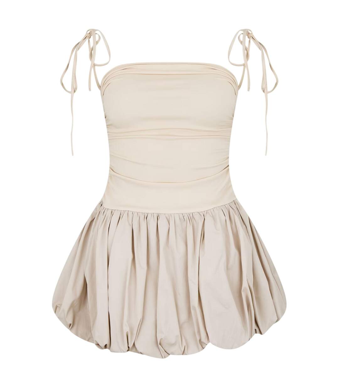 Robe Courte Ultra Femme Blanc AmyLynn-2