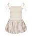 Robe Courte Ultra Femme Blanc AmyLynn-2