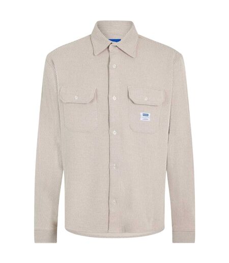 Chemise Manches Longues Motif/style Rayure Verticale Ekynone Homme Blanc Hugo