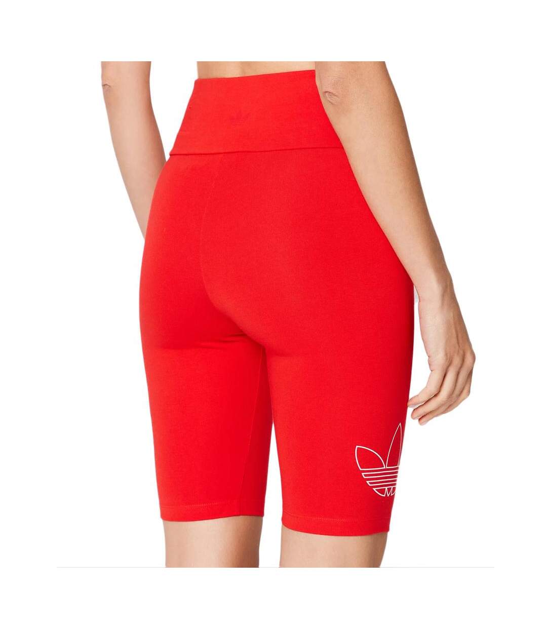 Short Rouge Femme Adidas Bike - 34