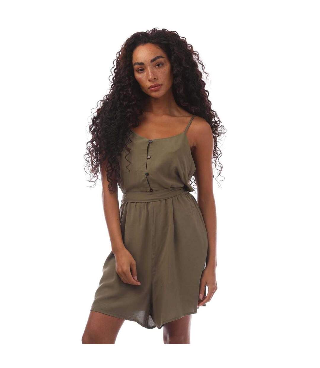 Combishort Style Uni Nova Carly Femme Vert Only-2