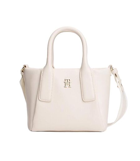 Sac bandoulière beige femme tommy hilfiger essential mini