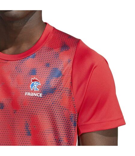 T-shirt Handball Motif/style France Ffr Homme Rouge Adidas