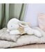 Peluche lapin polyester collection HAPPY WILD blanc/beige-3