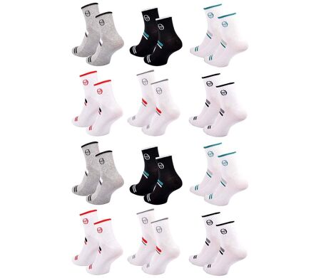 Chaussettes SERGIO TACCHINI QUARTER 12 Pcs 7015