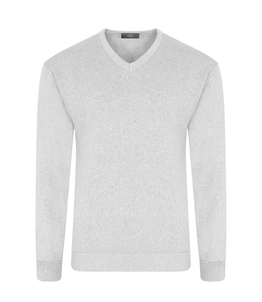 Pull homme gris clair CastlePoint-1