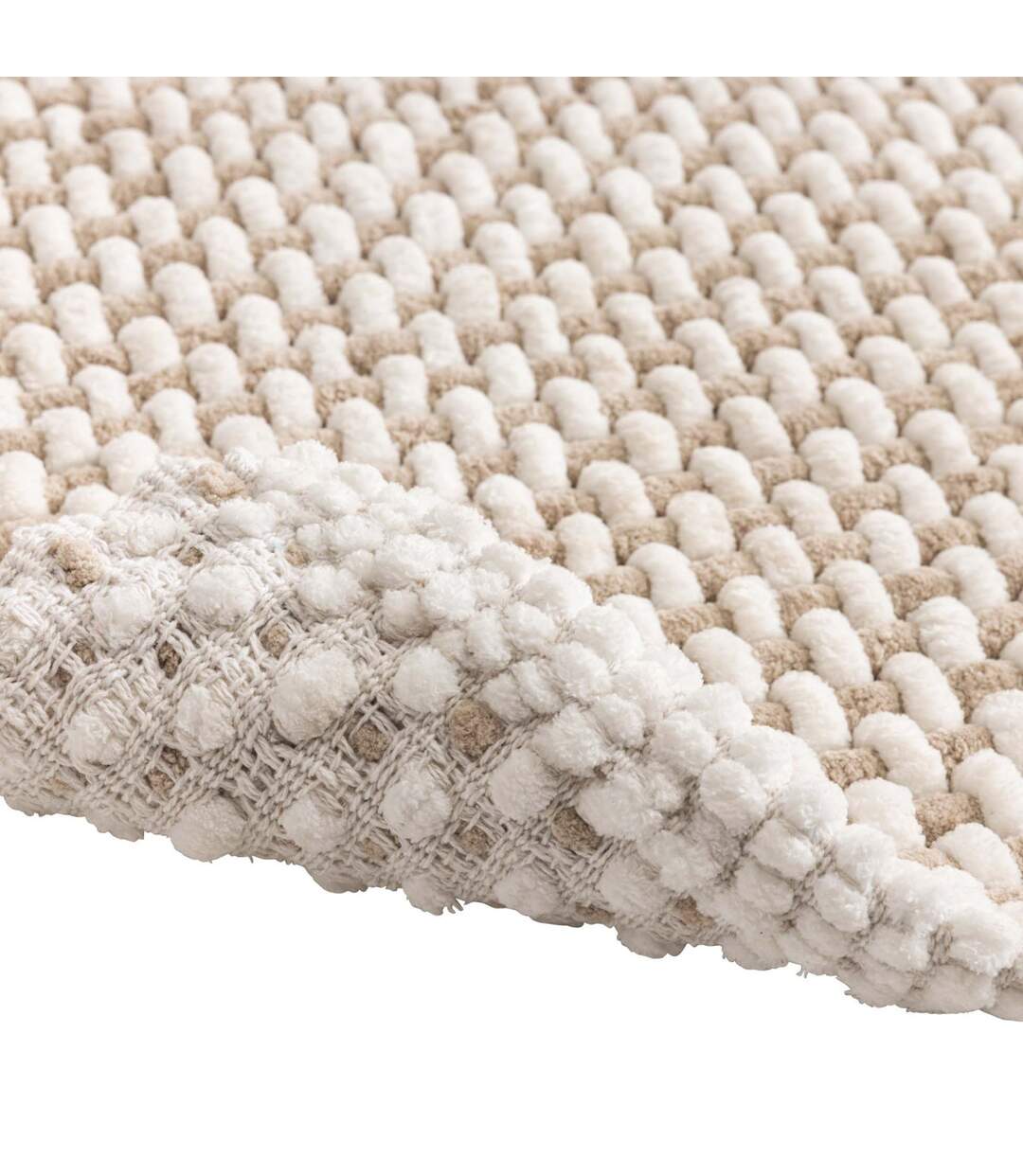 Tapis de Bain en Chenille Rafael 50x80cm Sable-4