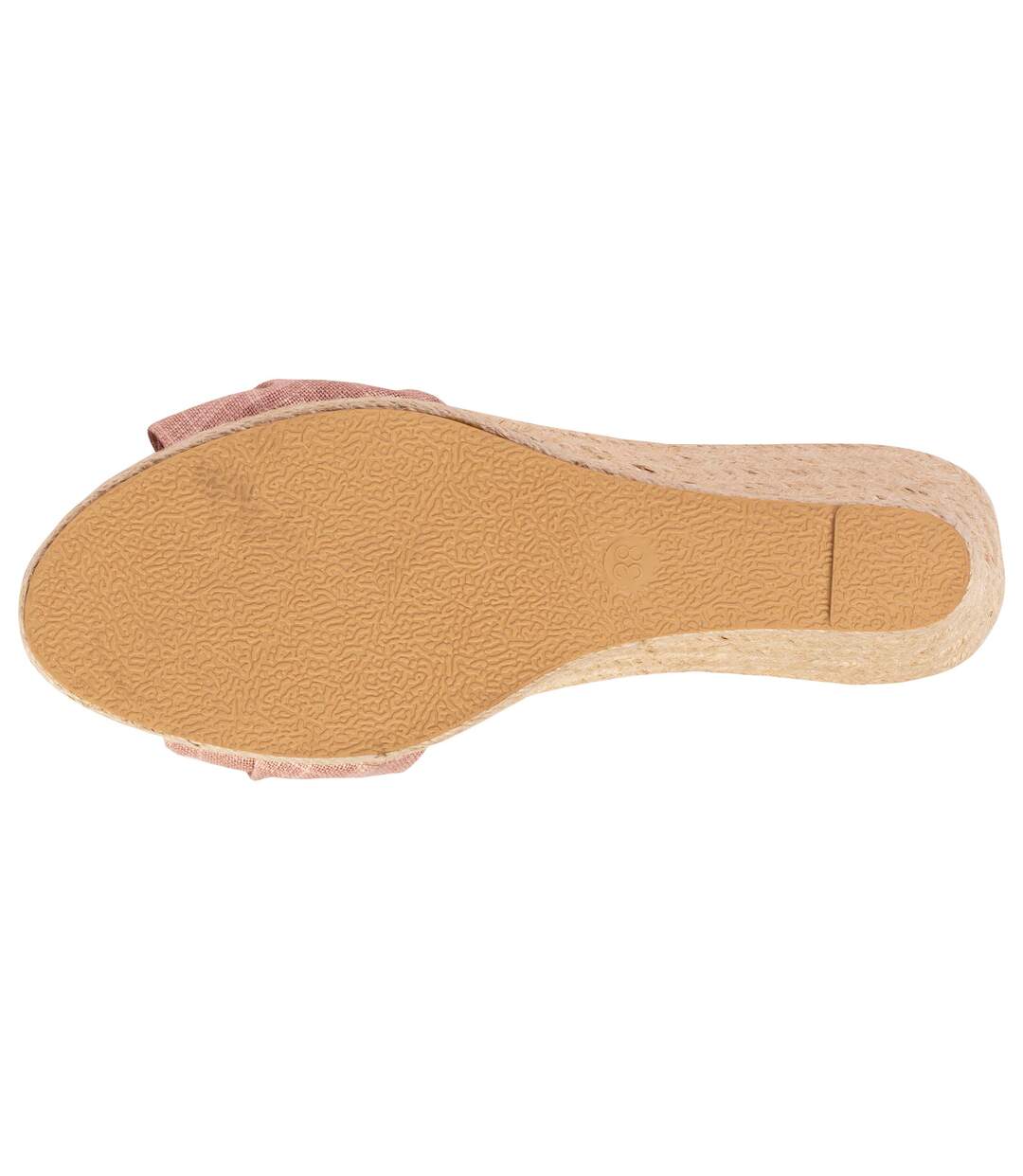 Isotoner Espadrilles femme à talon 6 cm et bout ouvert détail nœud-5