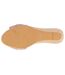 Isotoner Espadrilles femme à talon 6 cm et bout ouvert détail nœud-5